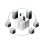 blocks-circle-lock-b&w