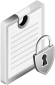 document-lock-b&w